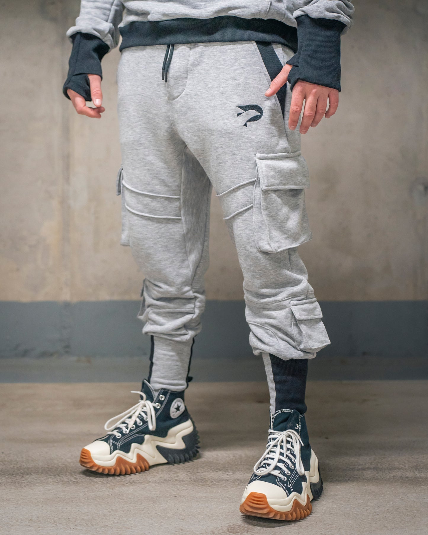 Grey Motion Joggers